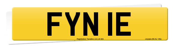 Registration number FYN 1E